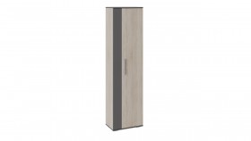 Шкаф для одежды «Нуар» тип 1 Фон серый/Дуб сонома в Оби - ob.katalogmebeli.com | фото 1
