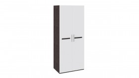 Шкаф для одежды с 2-мя дверями «Фьюжн» Белый глянец/Венге Линум в Оби - ob.katalogmebeli.com | фото