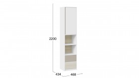 Шкаф комбинированный «Сканди» Дуб Гарден/Белый/Глиняный серый в Оби - ob.katalogmebeli.com | фото 4