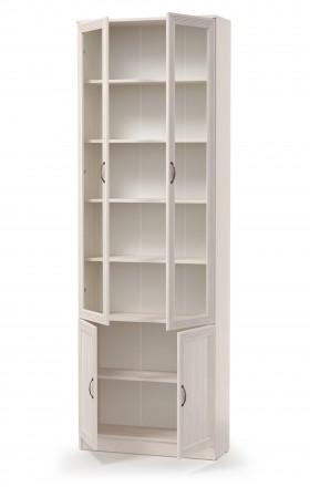 Шкаф комбинированный В-19 New (вудлайн кремовый) в Оби - ob.katalogmebeli.com | фото 3
