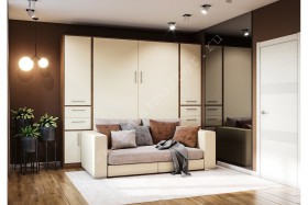 Шкаф-кровать с диваном Злата в Оби - ob.katalogmebeli.com | фото