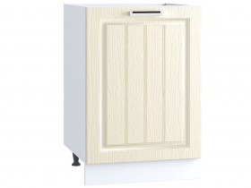 Шкаф нижний под мойку 500, ШНМ 500 (Клен кремовый/корпус белый) в Оби - ob.katalogmebeli.com | фото