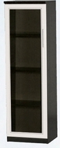 Шкаф нижний со стеклодверью ДЛЯ ГОСТИНОЙ ШНС-450 Венге/Дуб выбеленный в Оби - ob.katalogmebeli.com | фото 2