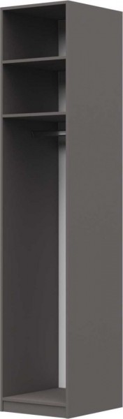 Шкаф ШР-1 зеркало, левый, Вива (Латте/Мокко Глянец/Тестиль) в Оби - ob.katalogmebeli.com | фото 2