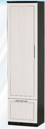 Шкаф средний с ящиком ДЛЯ ГОСТИНОЙ ШСЯ-450 Венге/Дуб выбеленный в Оби - ob.katalogmebeli.com | фото