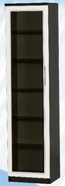 Шкаф средний со стеклодверью ДЛЯ ГОСТИНОЙ ШСС-450 Венге/Дуб выбеленный в Оби - ob.katalogmebeli.com | фото 2