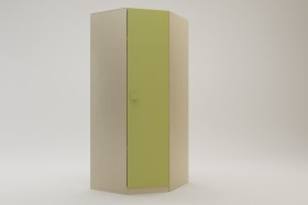 Шкаф угловой (угловая секция) Эппл (Зеленый/Клен) в Оби - ob.katalogmebeli.com | фото 2