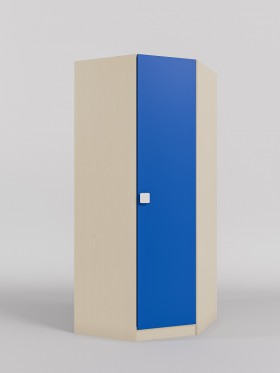 Шкаф угловой (угловая секция) Скай (Синий/корпус Клен) в Оби - ob.katalogmebeli.com | фото