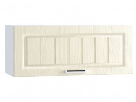 Шкаф верхний горизонтальный 800, ШВГ 800 (Клен кремовый/корпус белый) в Оби - ob.katalogmebeli.com | фото
