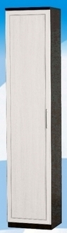 Шкаф высокий ДЛЯ ГОСТИНОЙ ШВ-450 Венге/Дуб выбеленный в Оби - ob.katalogmebeli.com | фото