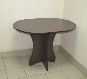 Стол кухонный Компакт (Венге темный) в Оби - ob.katalogmebeli.com | фото 2