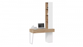 Стол письменный со шкафом комбинированным (настольным) «Порто» в Оби - ob.katalogmebeli.com | фото