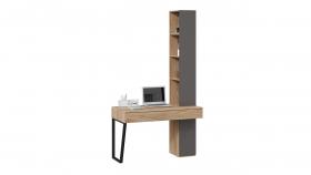 Стол письменный со шкафом комбинированным (настольным) «Порто» в Оби - ob.katalogmebeli.com | фото 1