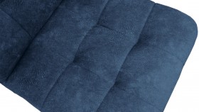 Стул «Аспен» К1С Черный муар/Микровелюр Wellmart Blue в Оби - ob.katalogmebeli.com | фото 3