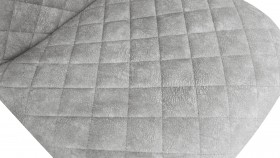 Стул «Ричи» К1С Черный муар/Микровелюр Wellmart Silver в Оби - ob.katalogmebeli.com | фото 3